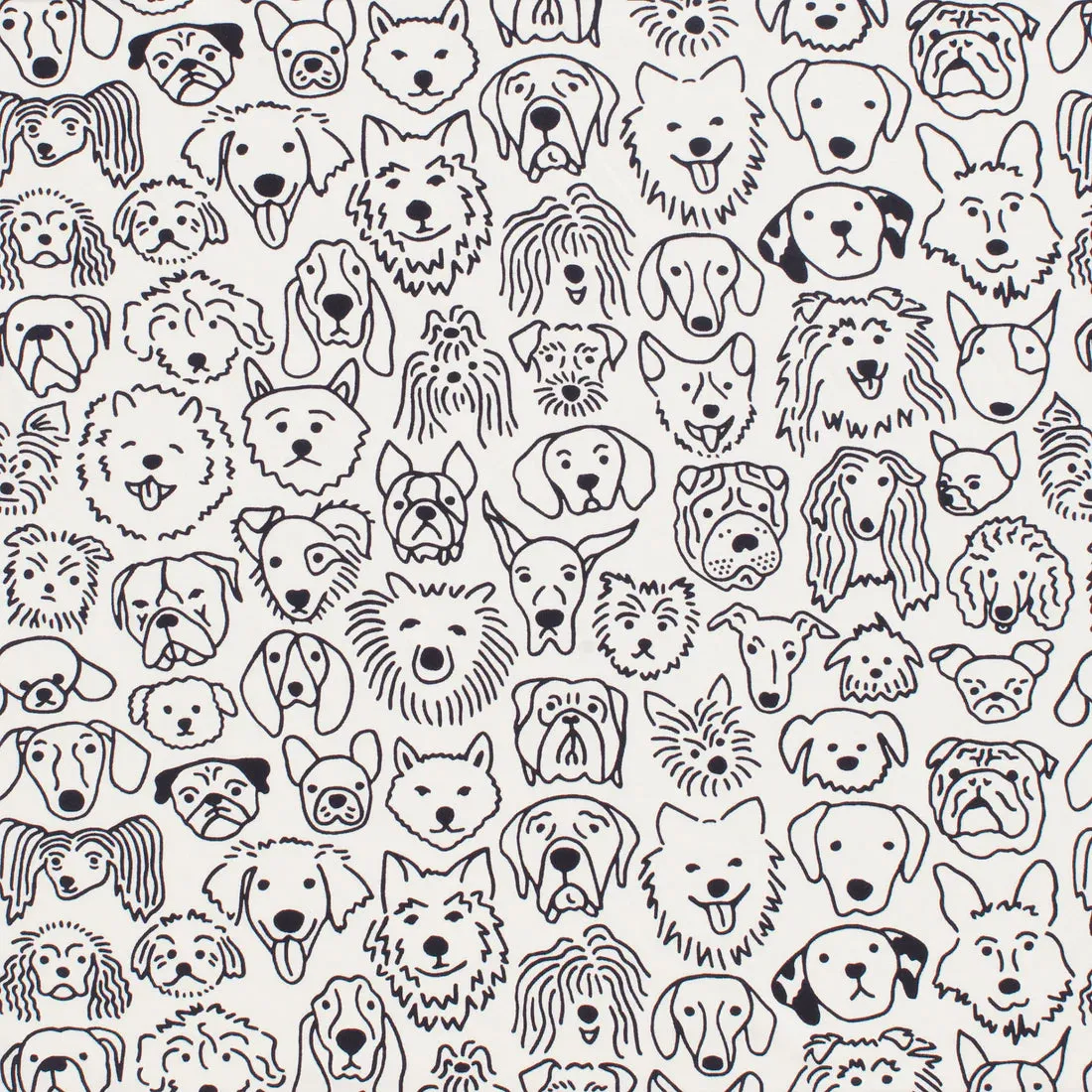 Winter Water Factory - Calgary Dress - Dogs Black