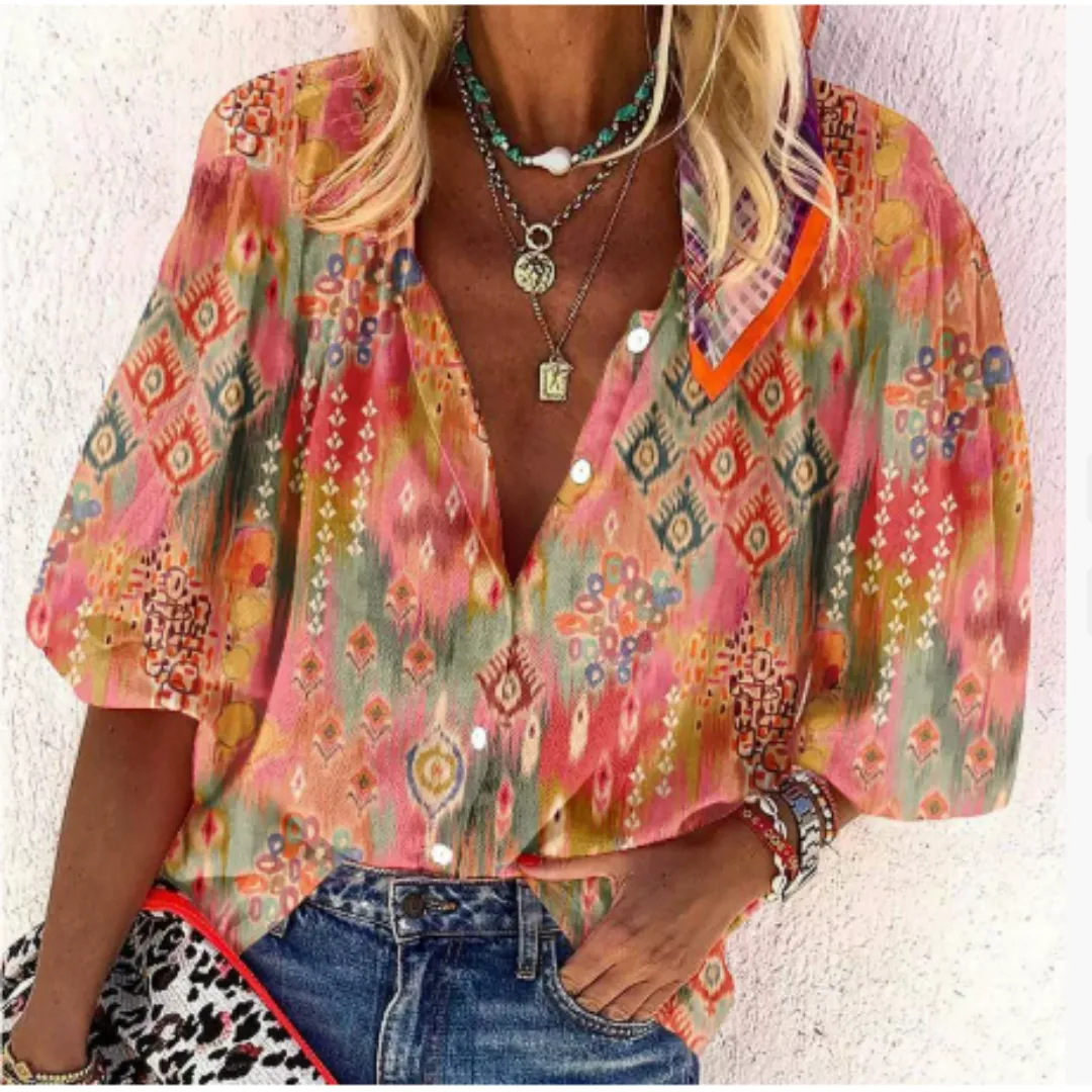 Women's Casual Hawaiian Shirt | Short Sleeve