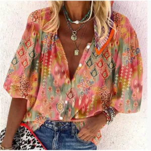Women's Casual Hawaiian Shirt | Short Sleeve