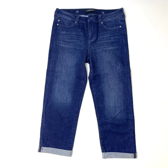 Women's Liverpool Jeans Capri Dark Blue Size 6