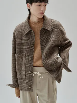 Wool and Cotton Ribbed Crewneck Sweater