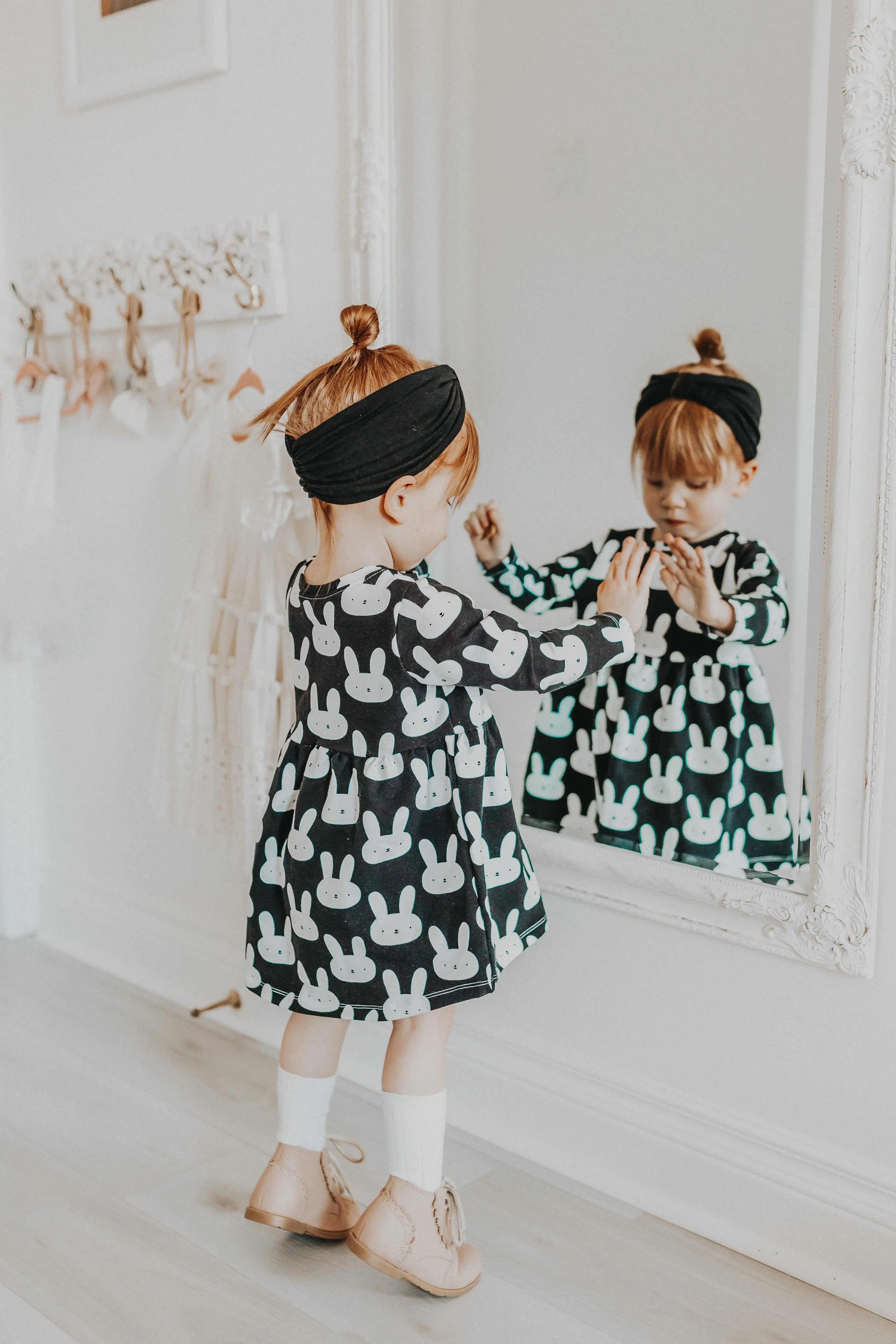 “Zoe” dress with Bunnies