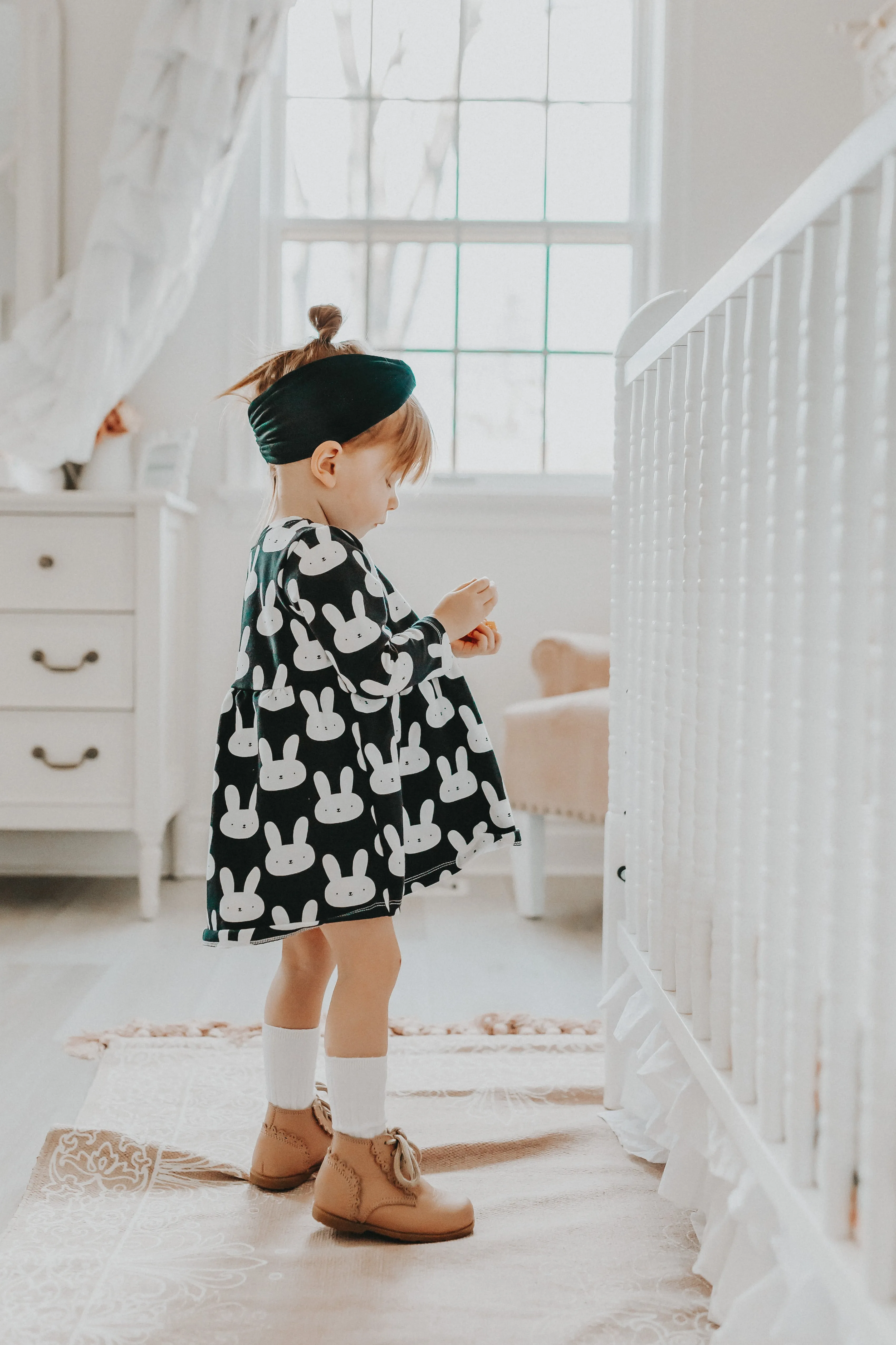 “Zoe” dress with Bunnies